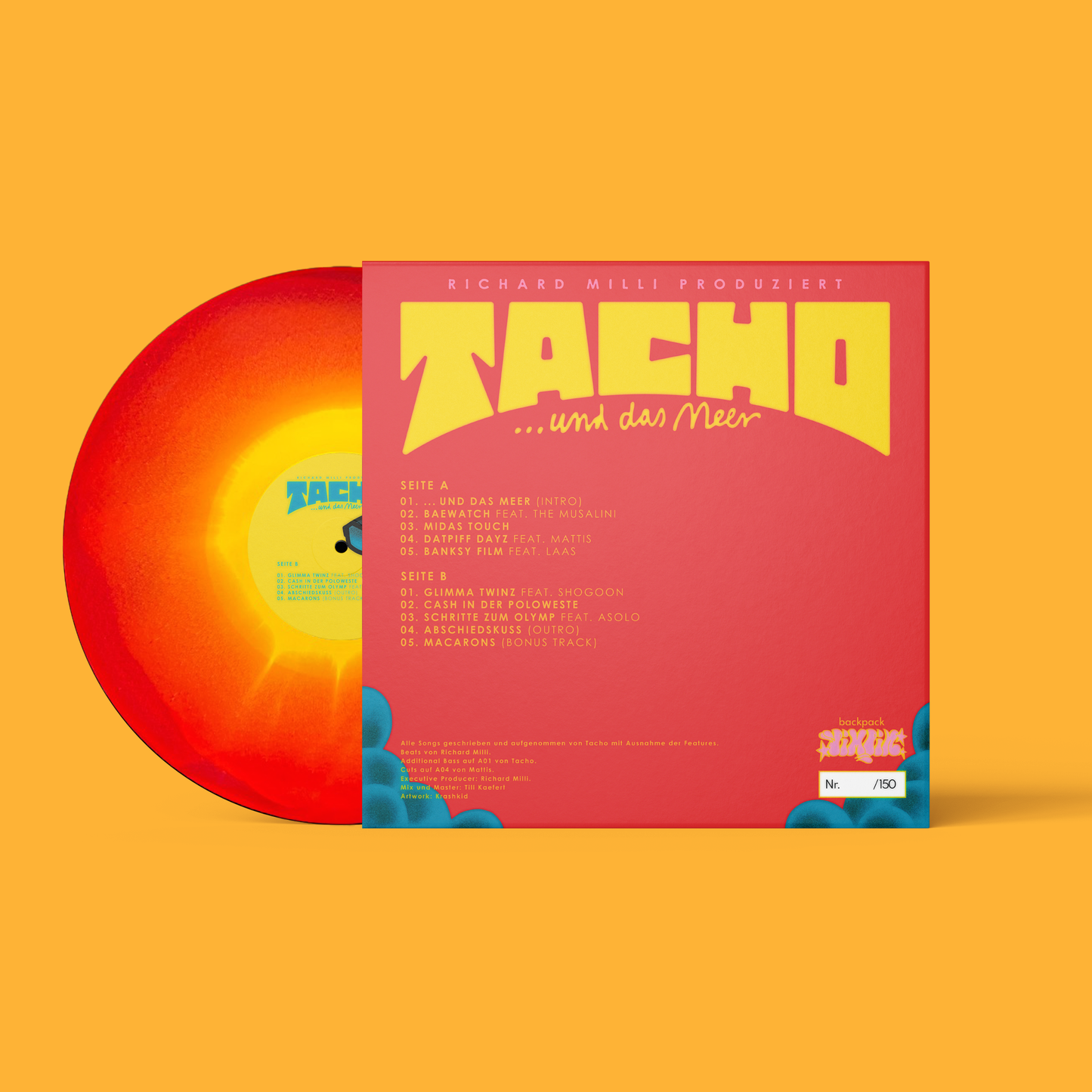 Tacho und Richard Milli – ... und das Meer - T-Shirt & Special limited Edition Vinyl Bundle