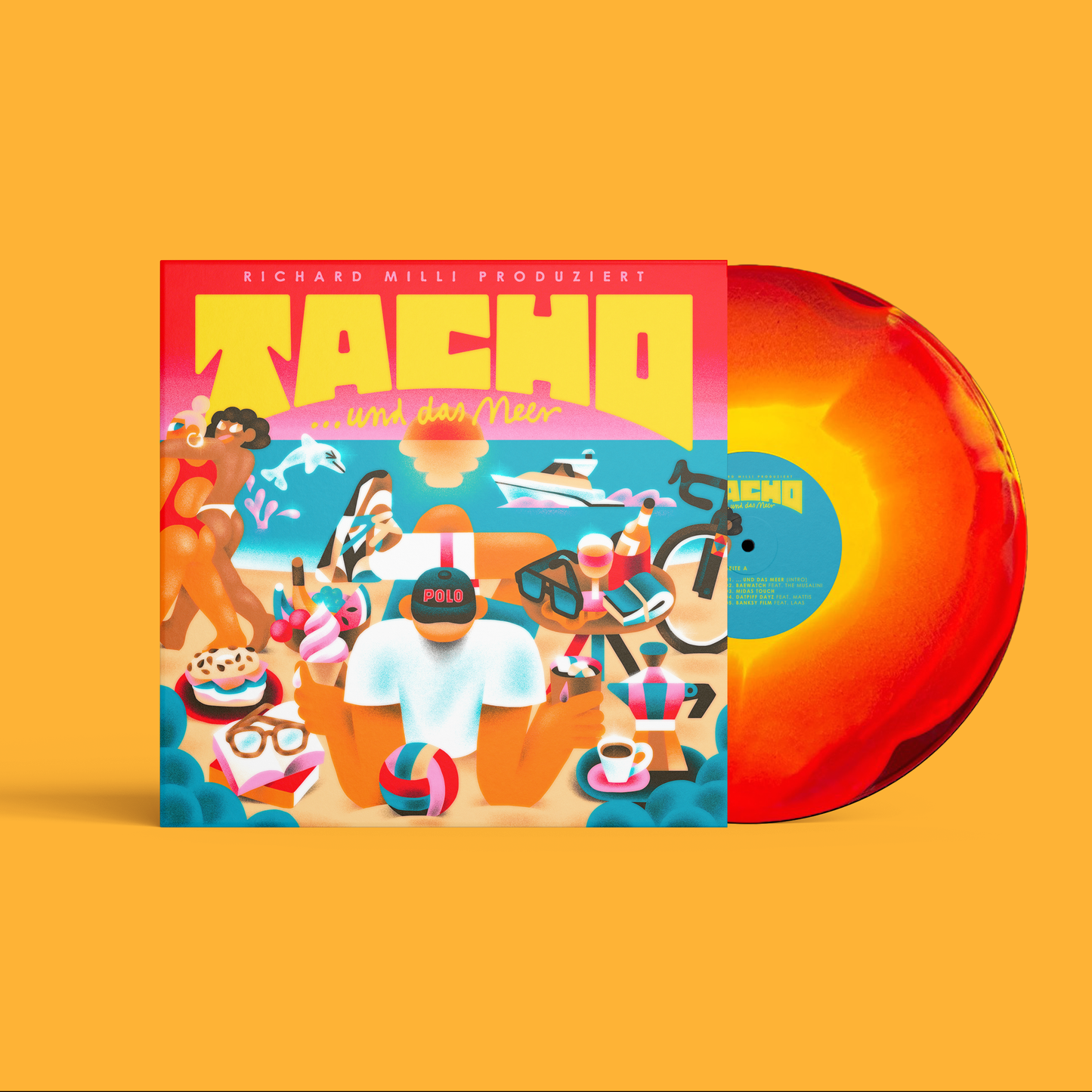 Tacho und Richard Milli – ... und das Meer - T-Shirt & Special limited Edition Vinyl Bundle