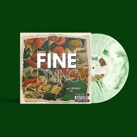 Buddi & Tacho - Fine Dining Green Marbled Vinyl
